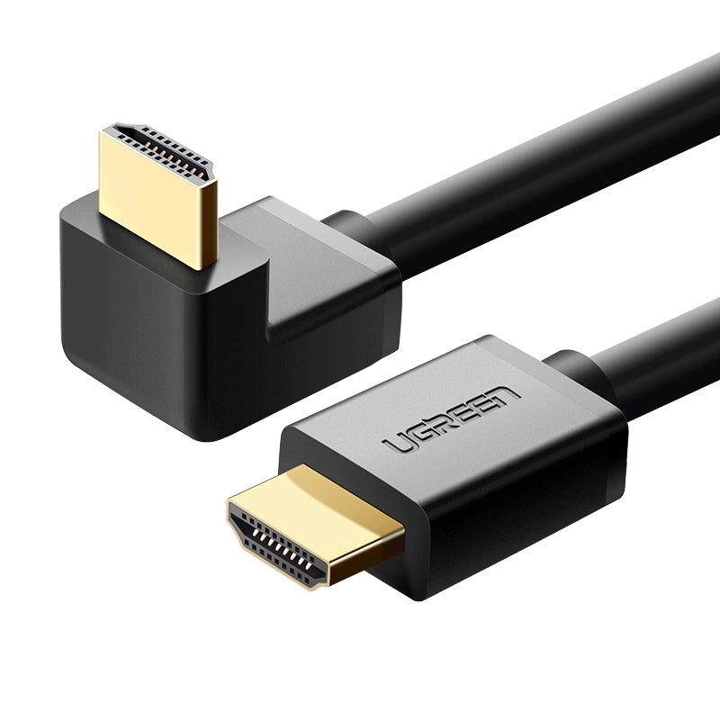 UGREEN Angled Video Cable, HDMI - HDMI, 4K, 2m, Black HD103