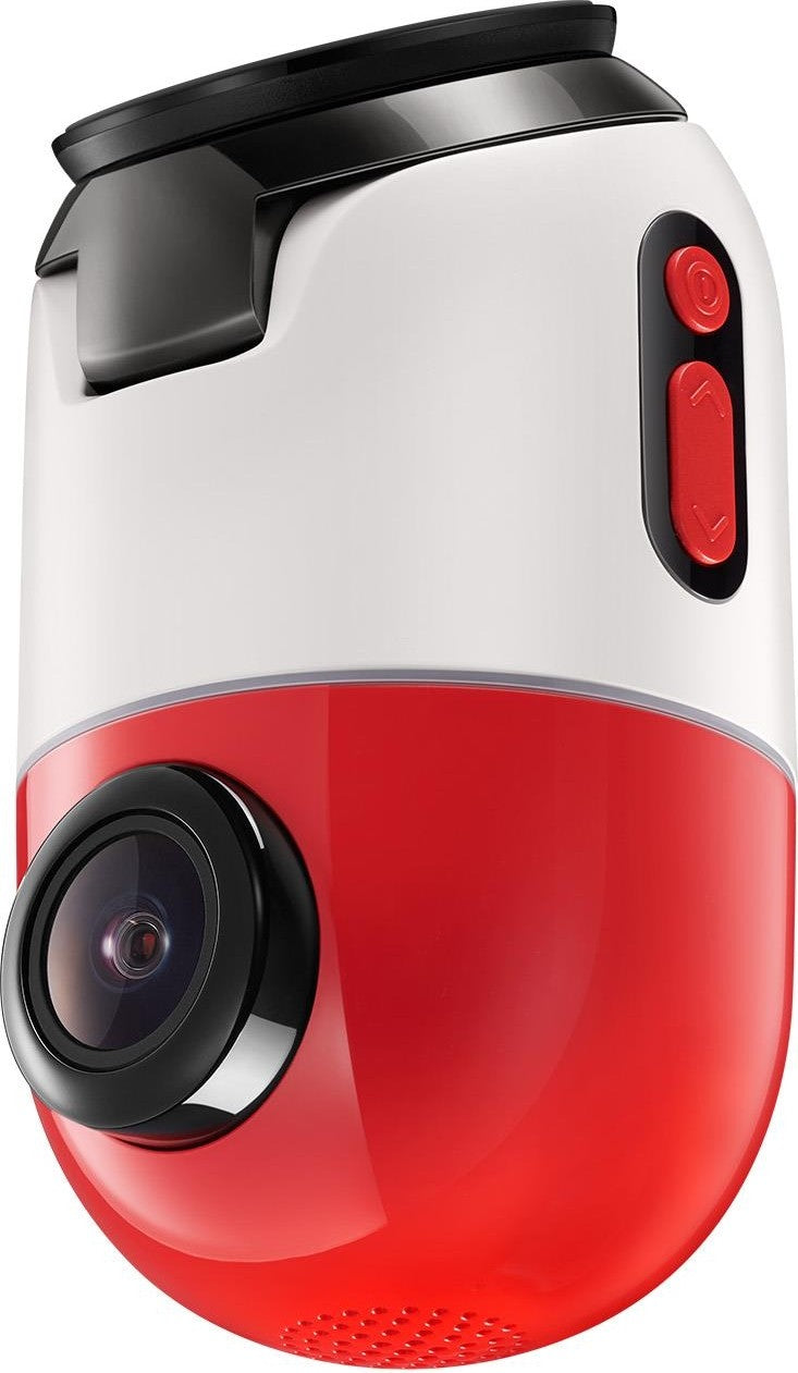 Car Camera 70mai Dash Cam Omni 360 X200, 1080P, 64Gb, Wi-Fi, GPS, AI, Voice Control, 1.2inch Display, Rosie X200-64-RED