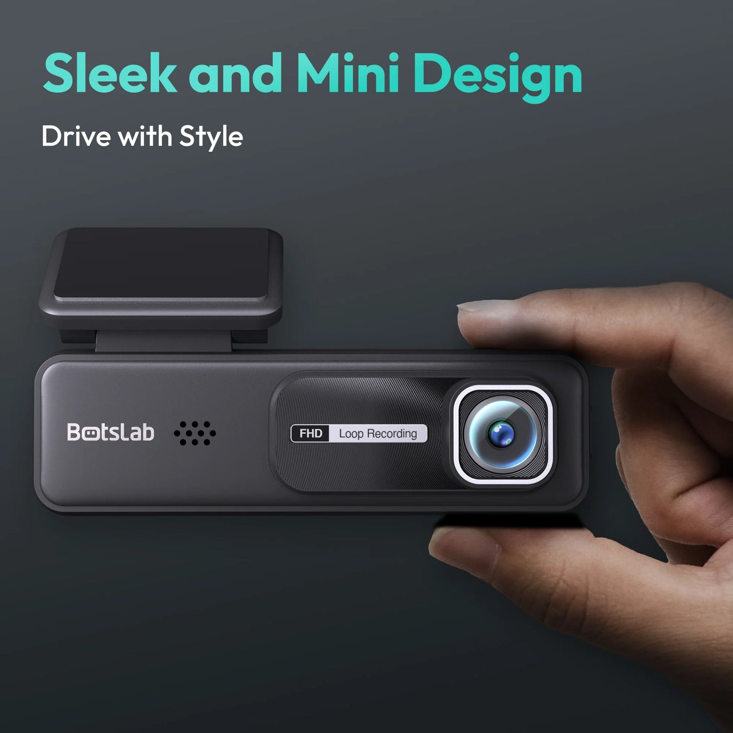 Botslab HK30 Pro Car Camera, 2K, Wi-Fi