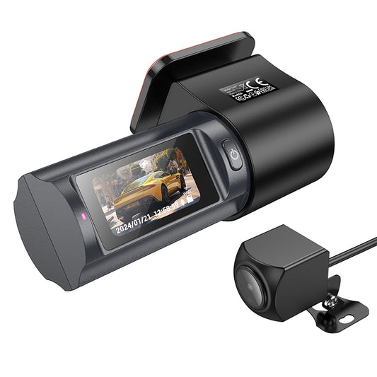 HOCO DV8 Front and Rear Car Camera, 2K, 1.47inch Display
