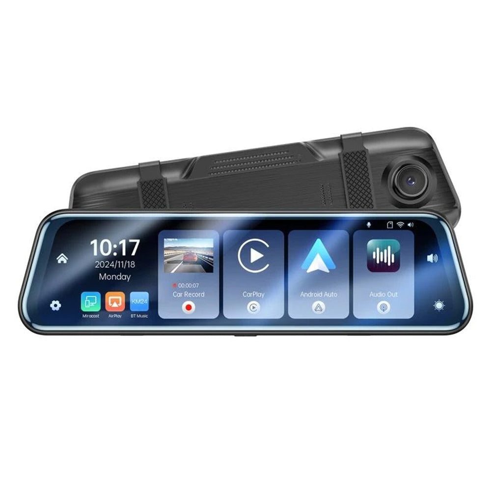 Yesido KM24 Car Camera with Carplay / Android Auto, 4K, 9.66inch Display