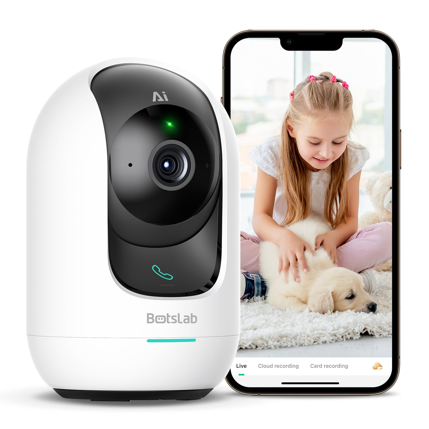 Botslab 2 Pro C221 Surveillance Camera, Wi-Fi, 3K, Indoor