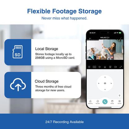 iMILAB C21 MI Surveillance Camera, Wi-Fi, 2.5K, Indoor