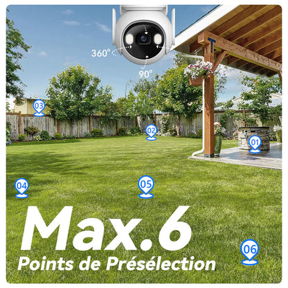 Imou Cell PT Surveillance Camera, Wi-Fi, 2K, IP66, Outdoor, White IPC-K9EP-3T0WE