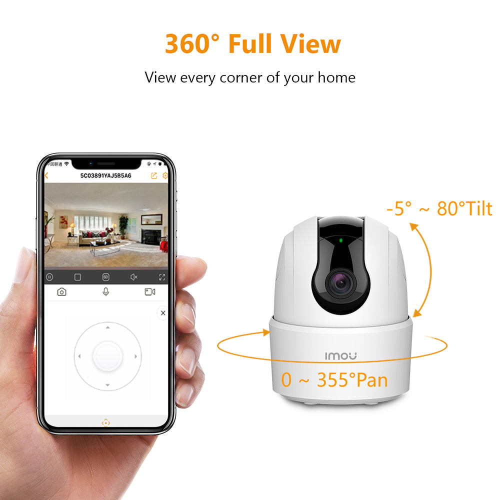 Imou Ranger 2C Surveillance Camera, Wi-Fi, 3K, Indoor IPC-K2ECP-5H2W