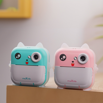Digital Camera with Printing Function MaXlife MXPC-100 Kids, Pink