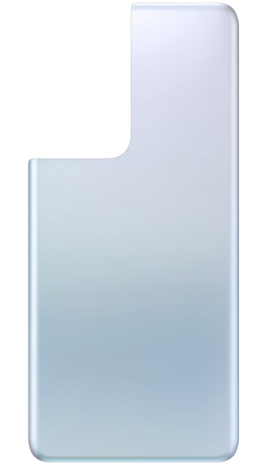 Battery Cover compatible with Samsung Galaxy S21 Ultra 5G G998, Silver