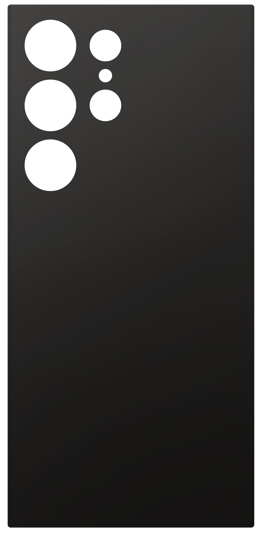 Battery Cover compatible with Samsung Galaxy S24 Ultra S928, Black