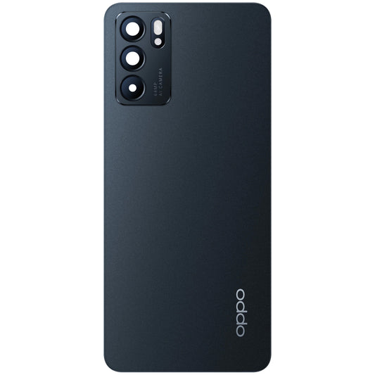 Battery Cover Oppo Reno6 5G, Black (Stellar Black), Service Pack 4907797 