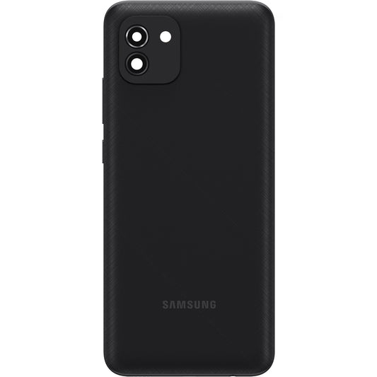 Battery Cover Samsung Galaxy A03 A035, Version F, Black