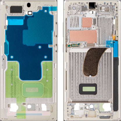 Samsung Galaxy S23 Ultra S918 Middle Case, Cream, Service Pack GH96-15833B