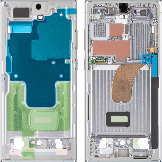 Samsung Galaxy S23 Ultra S918 Middle Housing, Sky Blue, Service Pack GH96-15833G