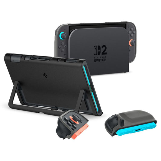 Spigen Nano Pop Protective Case for Nintendo Switch 2 Console, Black ACS10206