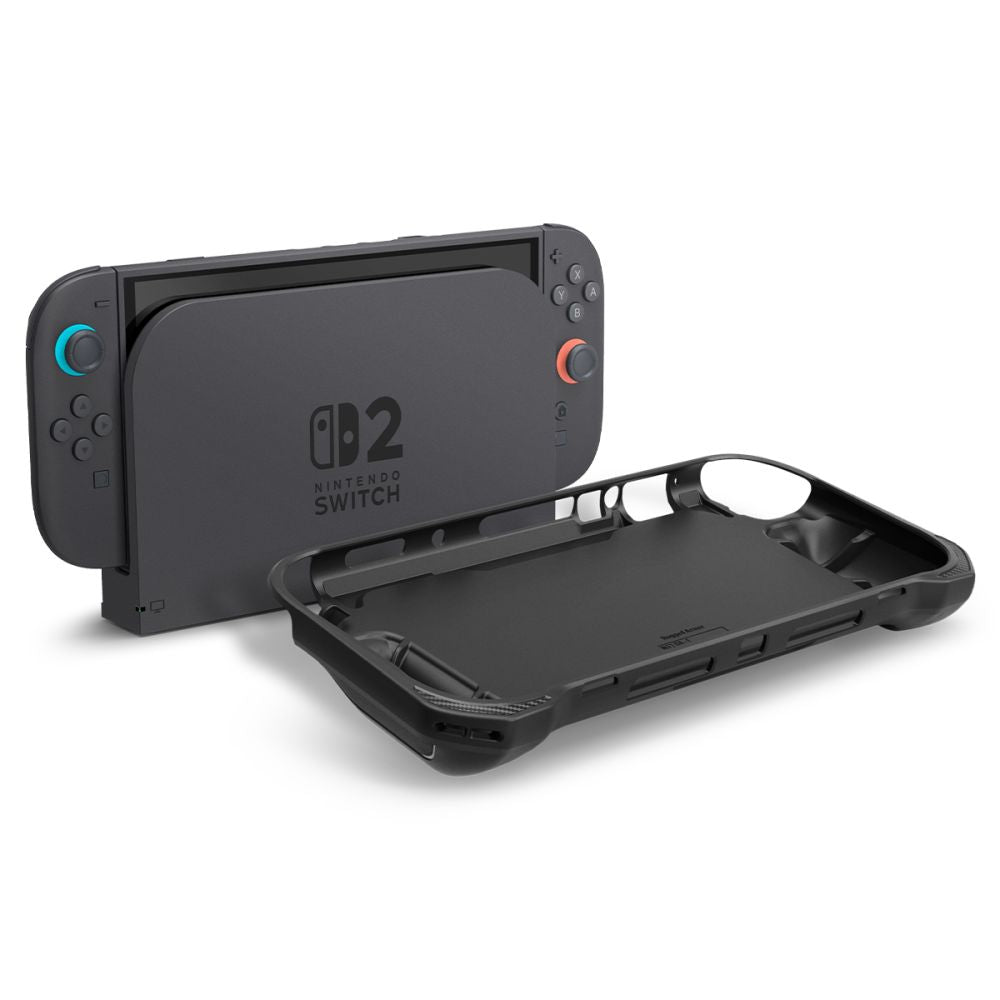Spigen Rugged Armor Protective Case for Nintendo Switch 2, Black ACS09075