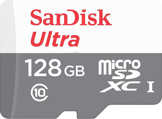 microSDXC SanDisk Ultra Android Memory Card, 128Gb, ​​Class 10 / UHS-1 U1 SDSQUNR-128G-GN3MN