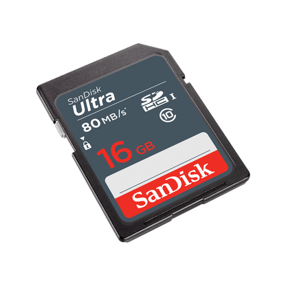 SanDisk Ultra SDHC Memory Card, 16GB, Class 10 SDSDUNS-016G-GN3IN