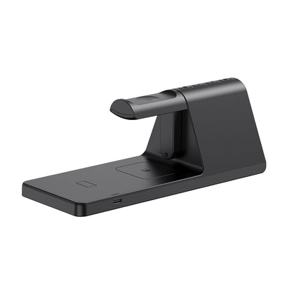 HAVIT W3042 4in1 Digital Clock with QI Wireless Charging, Black