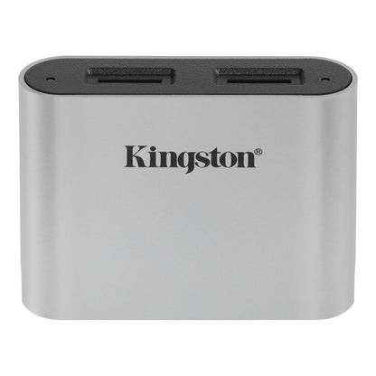 Kingston Workflow USB 3.2 Card Reader, Dual microSD, Gray WFS-SDC