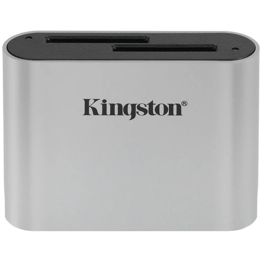 Kingston Workflow USB-C Card Reader, Dual SD, Gray WFS-SD