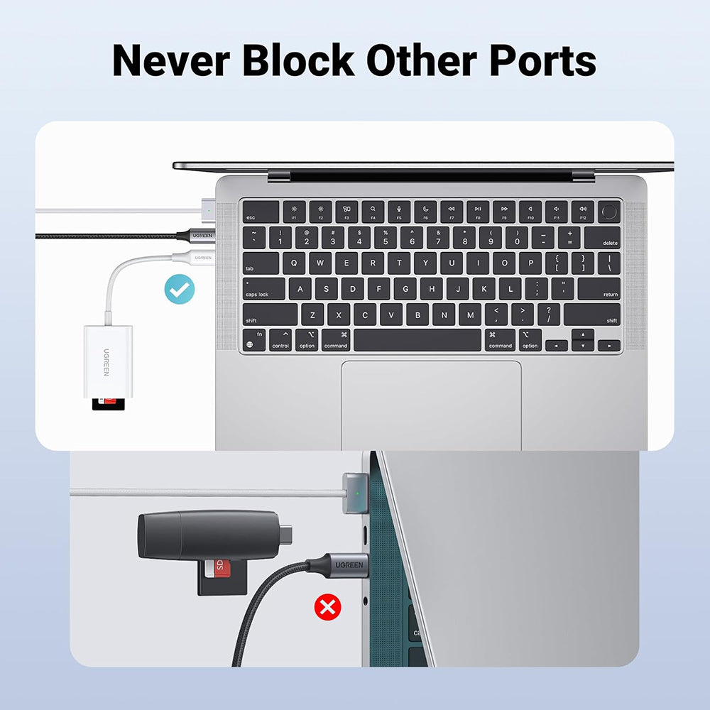 UGREEN CM265 USB-C Card Reader, SD - microSD, White