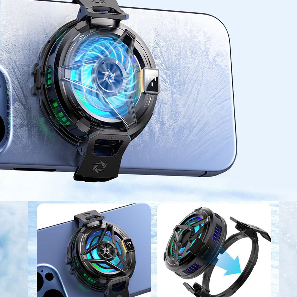 Techsuit SL17 Gaming Phone Cooler, Black