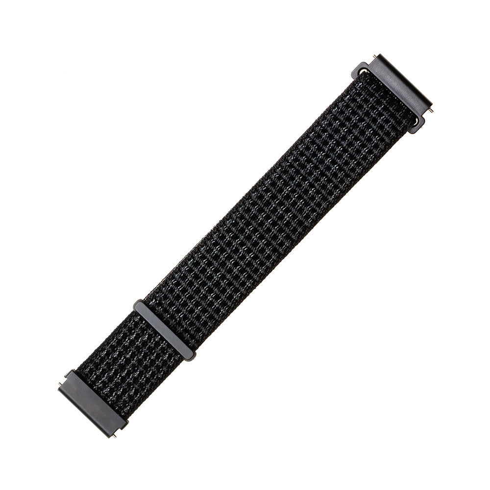 Fixed Nylon Strap for Huawei Watch / Xiaomi Watch Series, 22mm, Matte Black