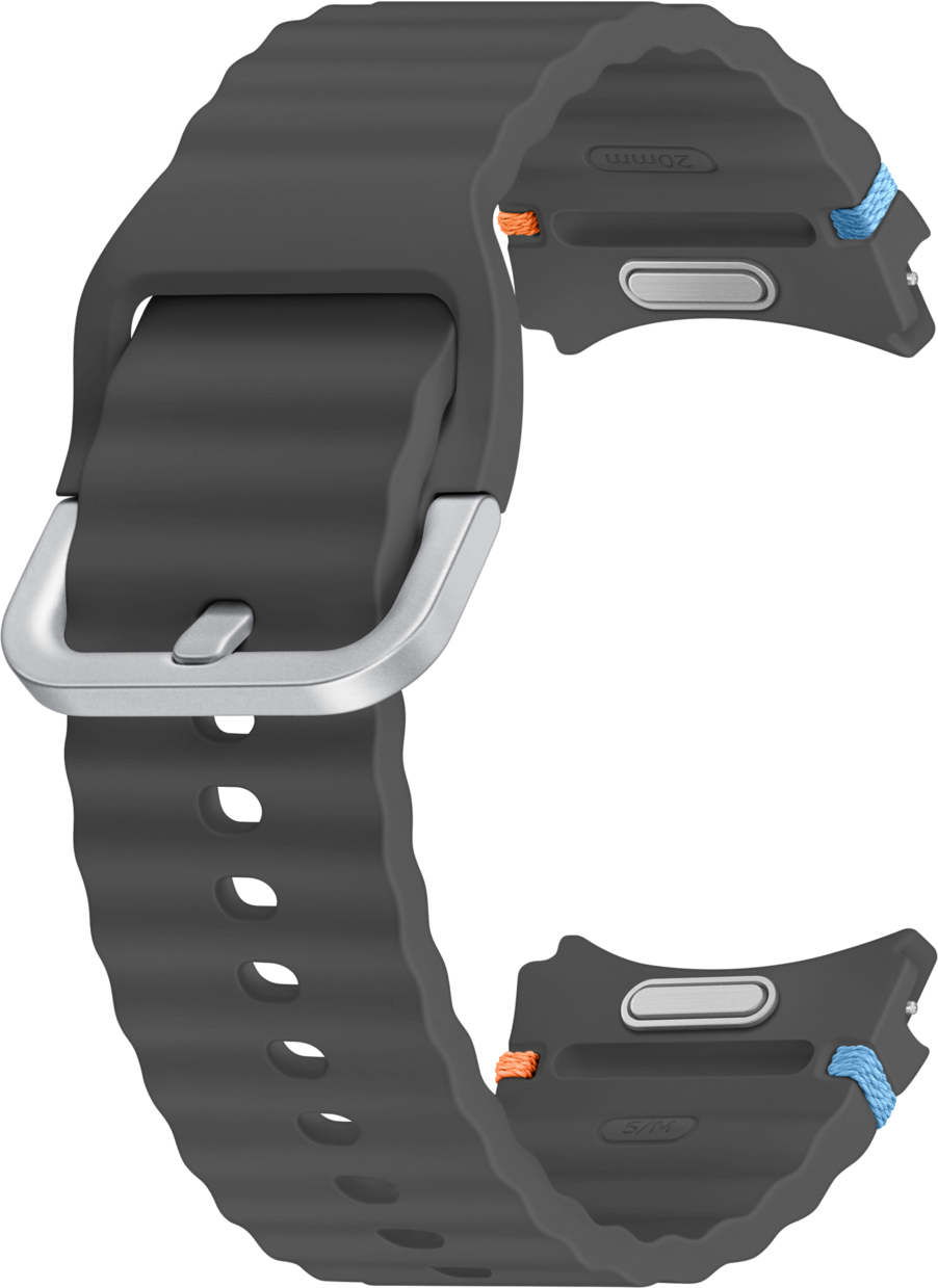 Sport Strap for Samsung Galaxy Watch7 / Watch FE / Watch6 / Watch5 / Watch4 Series, S/M, Gray ET-SNL30SBEGEU