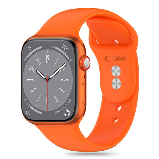 Tech-Protect Silicone Strap for Apple Watch 49mm / 45mm / 44mm / 42mm Series, Orange