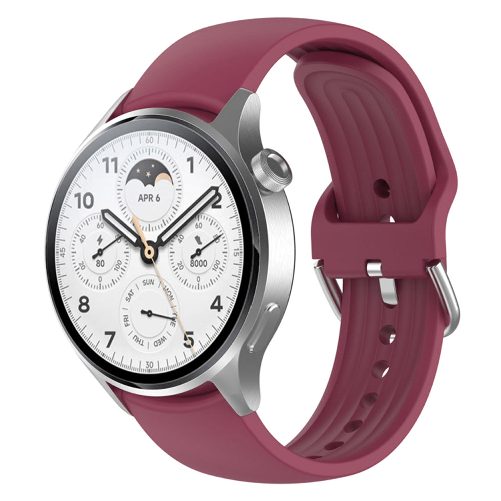 Techsuit W003 Strap for Huawei Watch / Xiaomi Watch Series, 22mm, Dark Pink