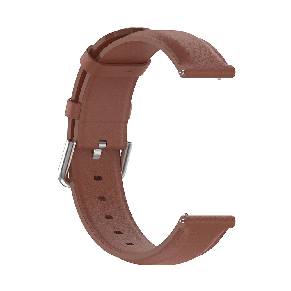 Techsuit W007PU Strap for Samsung Galaxy Watch / Huawei Watch Series, Brown