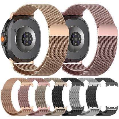 Techsuit W009 Strap for Samsung Galaxy Watch 8 Classic / Watch8 44mm / Watch 8 40mm, Rose Gold