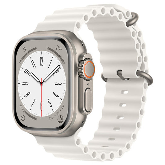 Techsuit W038 Strap for Apple Watch 42mm / 41mm / 40mm / 38mm Series, White