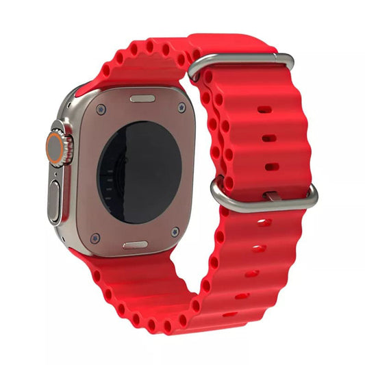 Techsuit W038 Strap for Apple Watch 42mm / 41mm / 40mm / 38mm Series, Red
