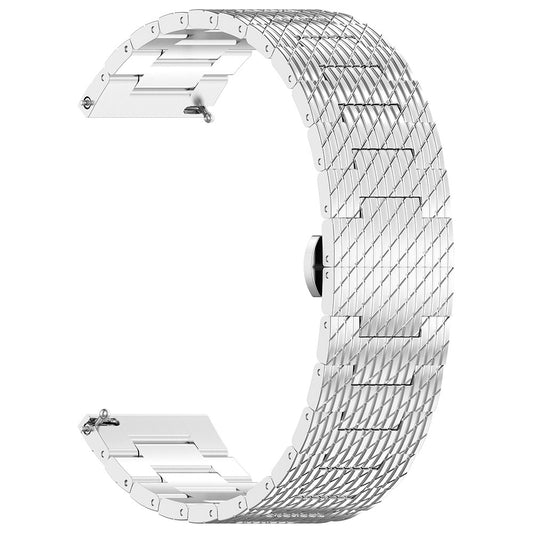 Techsuit W052 Strap for Samsung Galaxy Watch / Huawei Watch Series, 20mm, Silver