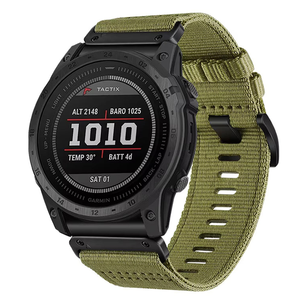 Techsuit W070 Strap for Garmin Watch Fenix Series, 26mm, Green