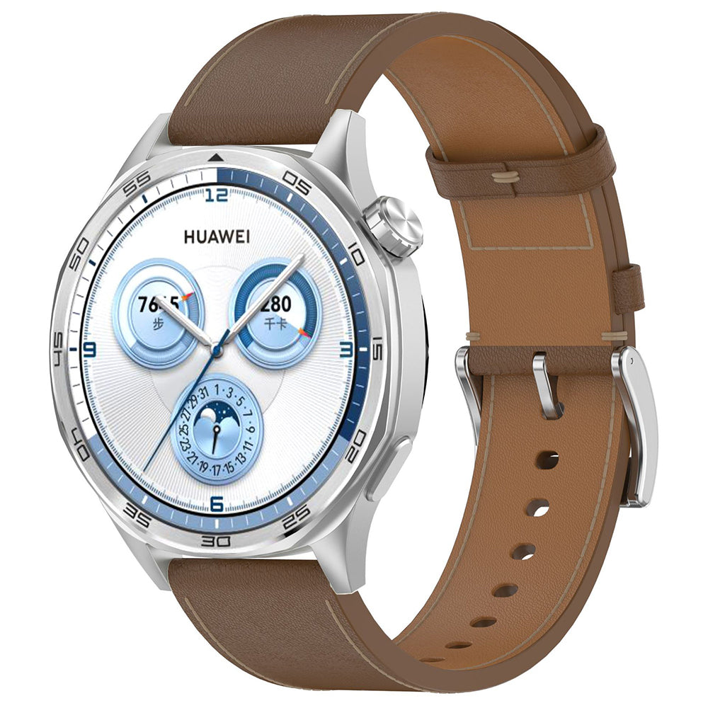 Techsuit W073 Strap for Samsung Galaxy Watch Series, 20mm, Brown