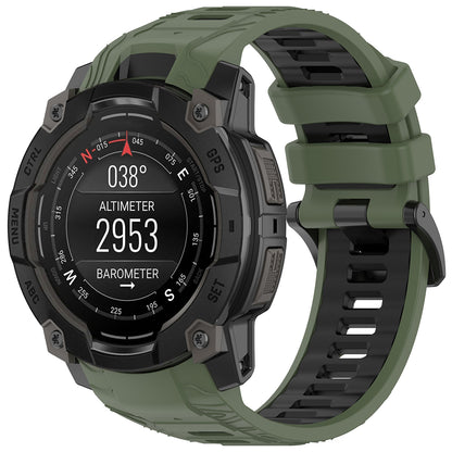 Techsuit W077 Strap for Garmin Instinct 3 45mm Solar / Instinct 3 45mm, Green