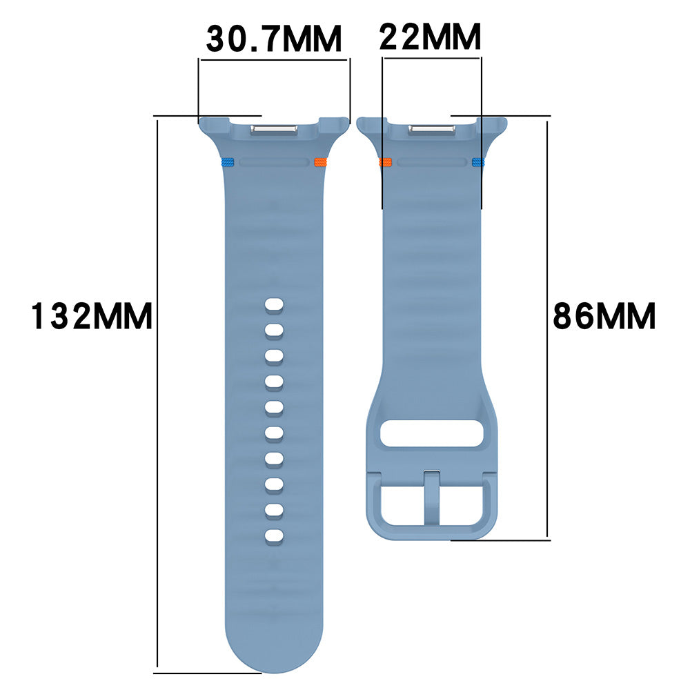 Techsuit W079 Strap for Samsung Galaxy Watch 8 Classic / Watch8 44mm / Watch 8 40mm, Blue