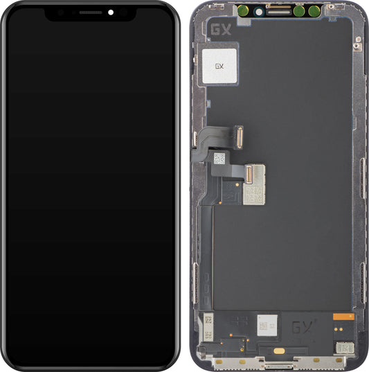 GX Touchscreen Display for Apple iPhone X, with Frame, OLED Version, Black