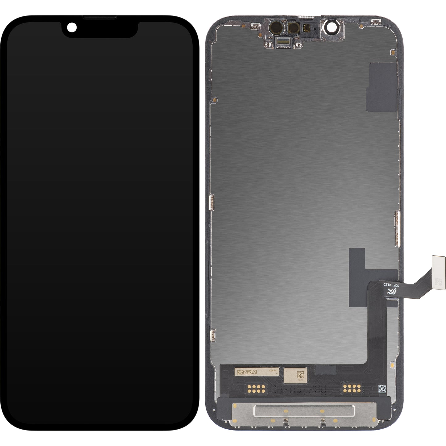 JK Touchscreen Display for Apple iPhone 14, with Frame, OLED Version, Black