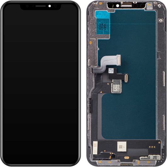 Touchscreen Display JK for Apple iPhone XS, with Frame, In-Cell LCD Version, Black