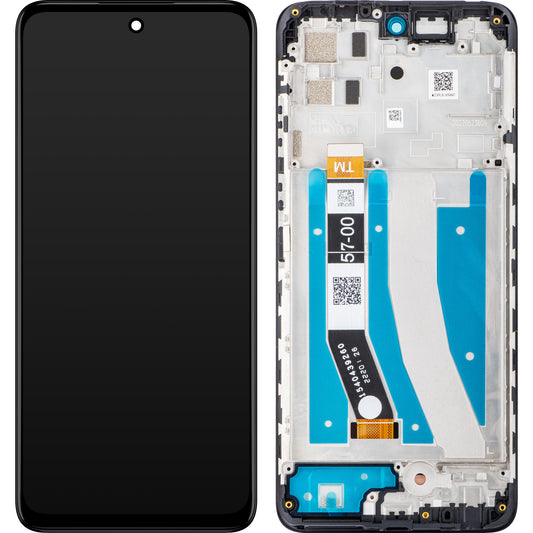 Display with Touchscreen Motorola Moto G32, with Frame, Gray (Mineral Grey), Service Pack 5D68C21151