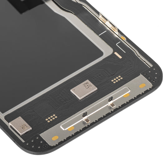 MP Touchscreen Display compatible with Apple iPhone 13 Pro, with Frame, Soft OLED IC Movable 120Hz FHD Version, Black