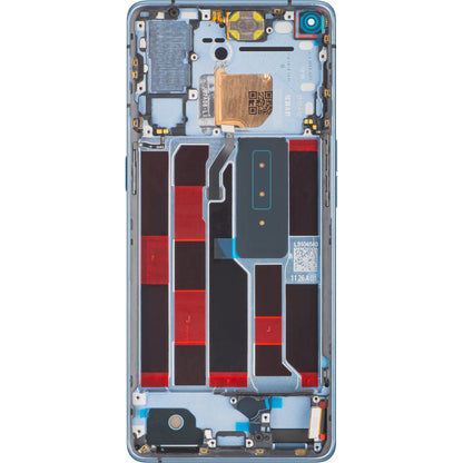 Display with Touchscreen Oppo Reno4 Pro 5G, with Frame, Blue (Galactic Blue), Service Pack 4904737