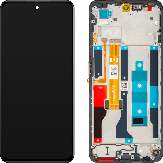 Realme C75 5G Display with Touchscreen, with Frame, Gold, Service Pack 621029000536