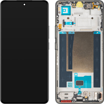 Realme 16 Pro+ Display with Touchscreen, Frame, Grey, Service Pack 621029000805