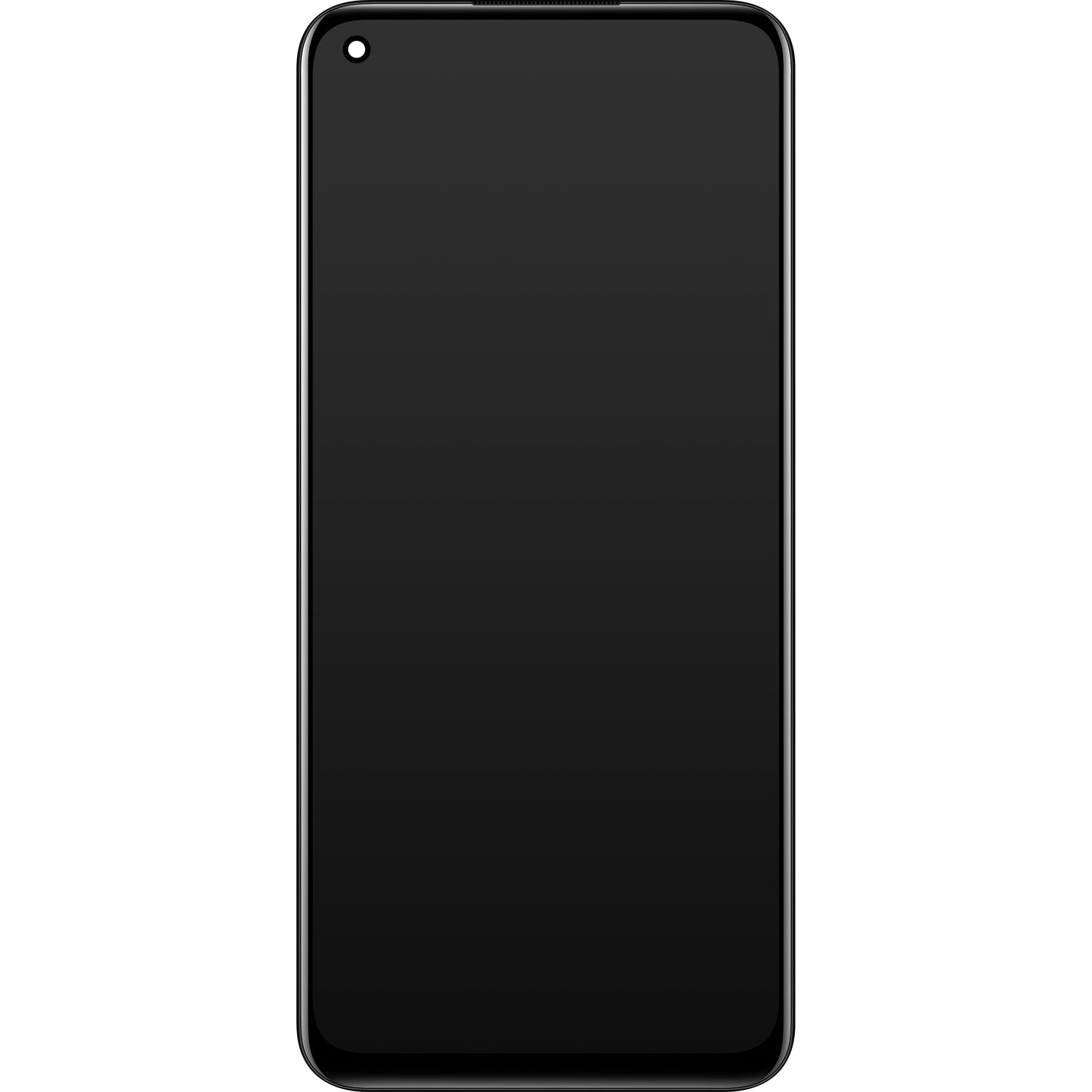 Realme 8 Touchscreen Display, with Frame, Black, Service Pack 4906919