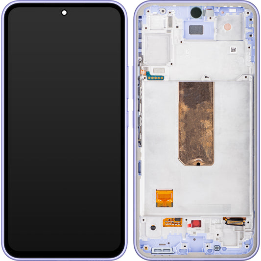 Touchscreen Display Samsung Galaxy A54 A546, with Frame, Purple, Service Pack GH82-31231D Service Pack GH82-31231D