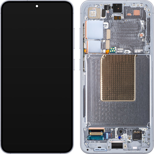 Samsung Galaxy S24 S921 Touchscreen Display, with Frame, Sapphire Blue, Service Pack GH82-33287F