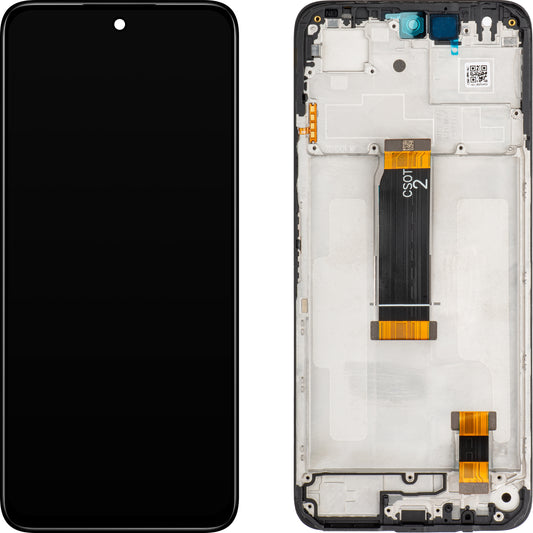 Display with Touchscreen Xiaomi Redmi 13 5G / 13 / Poco M6 / M6 4G, with Frame, Black, Service Pack 560001N19A00